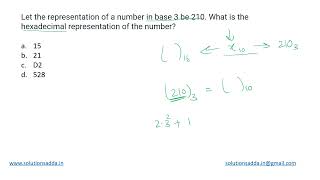 GATE 2021 SET-1 | DLD | NUMBER SYSTEM | GATE TEST SERIES | SOLUTIONS ADDA | EXPLAINED BY POOJA