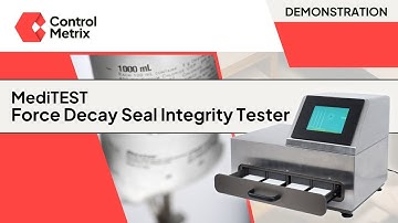 Dynascan MediTEST Force Decay Seal Integrity Tester | Demo | Pharmaceutical & Medical
