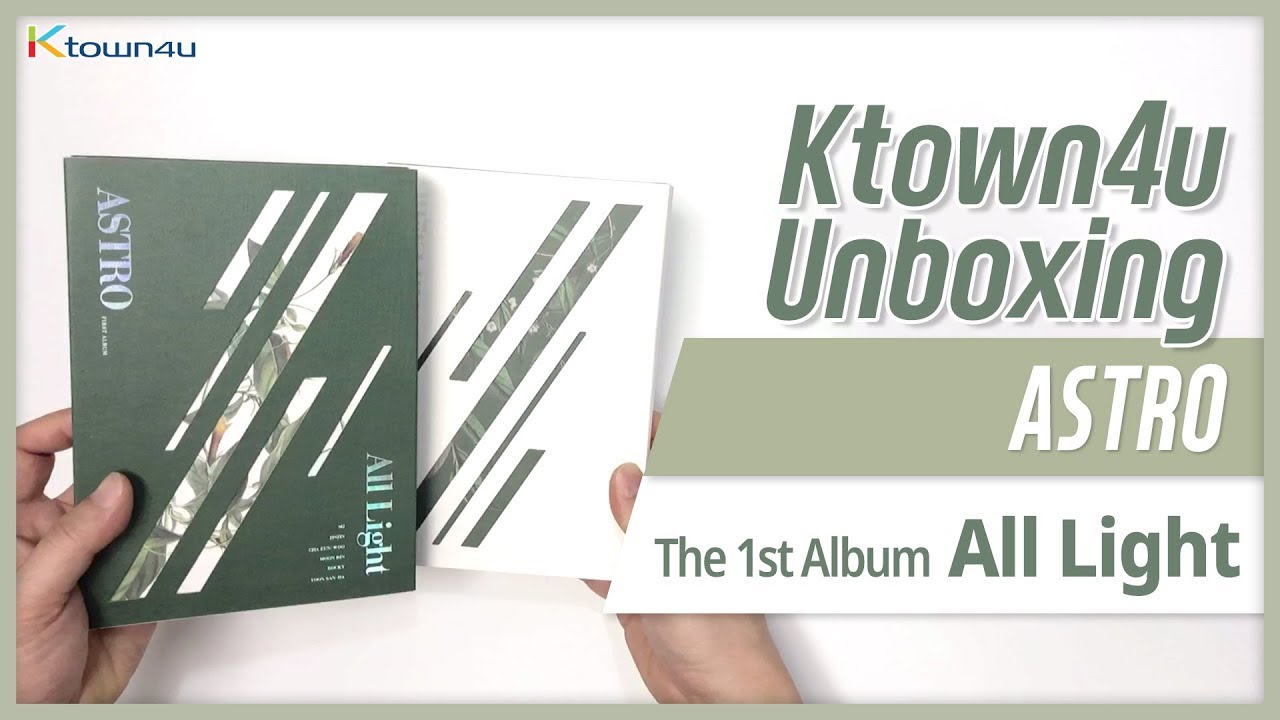 Unboxing ASTRO 1st Album [All Light] both versions 아스트로 언박싱 KPOP Ktown4u