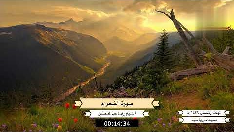 سورة الشعراء الشيخ رضا عبدالمحسن