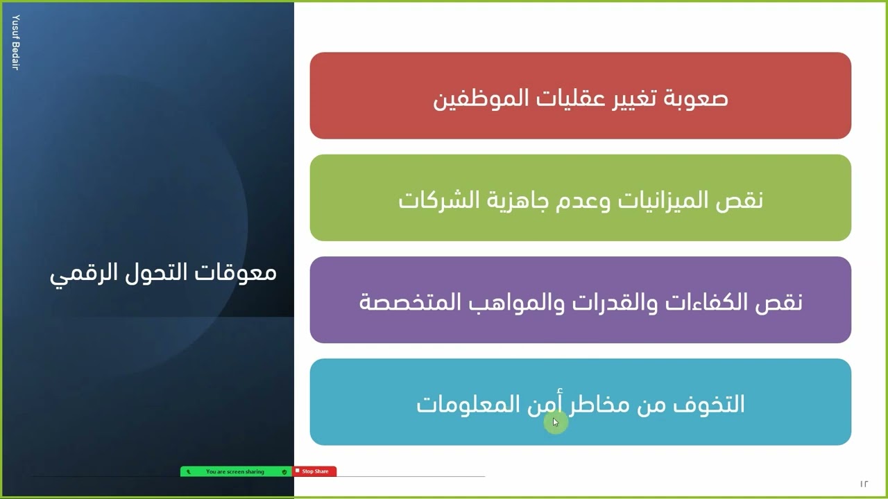 دورة التحول الرقمي | Digital Transformation | الجزء الأول | د. يوسف بدير