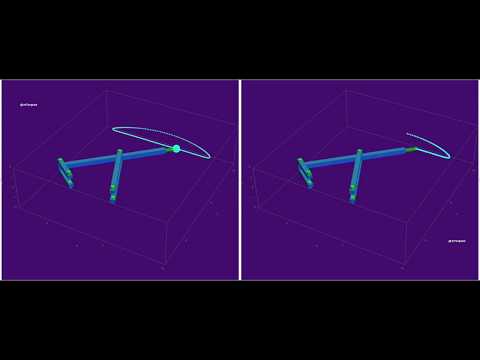 Animation of a Chebyshev Mechanism made with Wolfram Mathematica