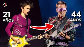 La increíble evolución de Matt Bellamy de Muse (1999 -2022)