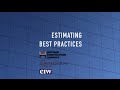 Best practices  estimating for gccms workshop 1
