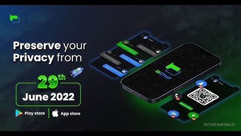 #bchat  will be launched on #Android and #iOS platforms on 29th June 2022  #LetsBchat#beldex