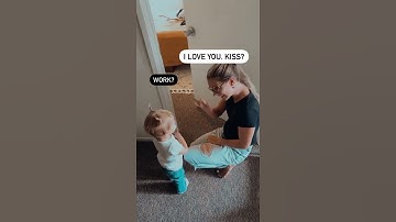 Conversation in ASL with a Toddler | Deaf & Hearing Family #shorts