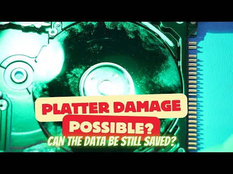 platter damage and contamination on hard drives. Is it possible to recover data?
