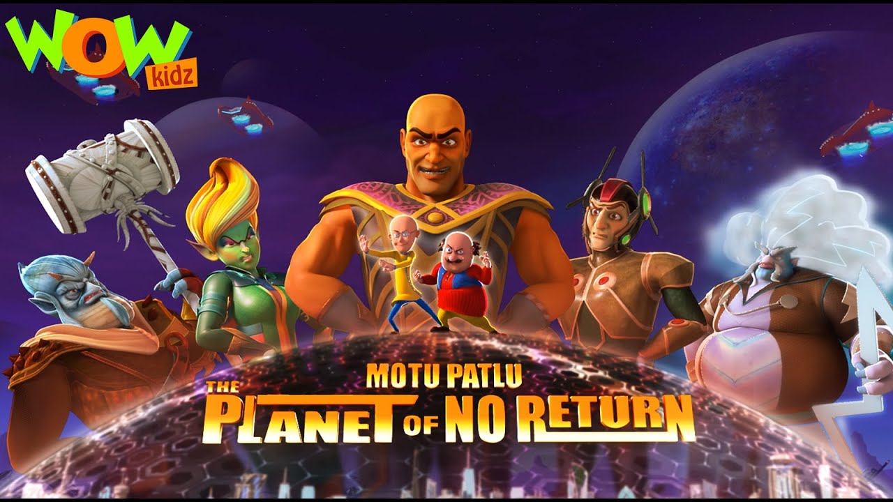  Motu Patlu New Movie | The Planet Of No Return | Full Movie | Wow Kidz