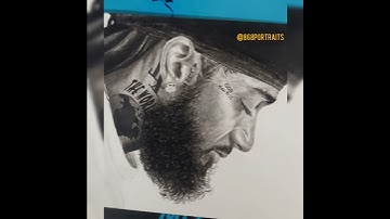 Nipsey Hussle tribute art