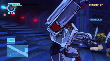 Transformers: Devastation - The Proudstar: Red Alert Platforming & Kickback Battle Gameplay 1080p