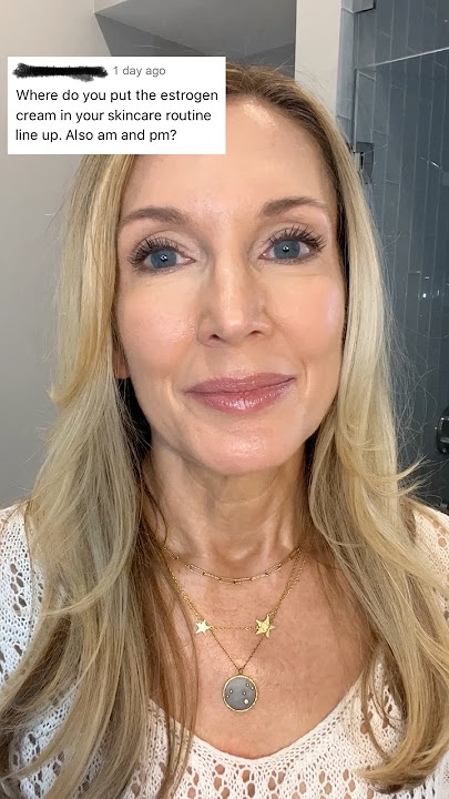 How I Use Estrogen Cream on My Face!