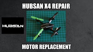 Hubsan X4 H107L repair: Quadcopter Motor Swap  replacement