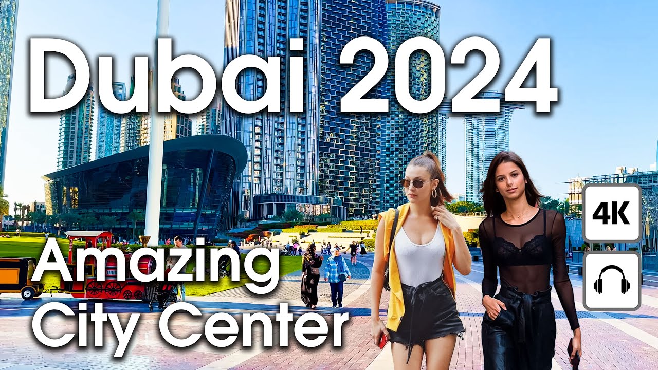Dubai 🇦🇪 Amazing City Center, Burj Khalifa [ 4K ] Walking Tour