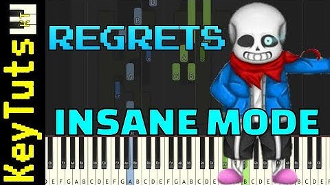 Learn to Play Regrets from Glitchtale (Undertale AU) - Insane Mode