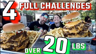 KC FINN’S CRAZY DOUBLE CHALLENGE ~ OVER 20 LBS COMBINED ~ BEAT JOEL HANSEN ~ NEW RECORD?!