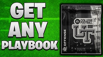 How to Get Any Playbook in College Football 26!