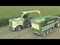 Krone BiG X 780 with Lift Cab chopping in Northern Italy