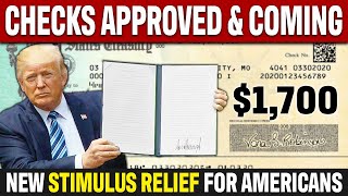 BREAKING: $1,700 | Stimulus Checks To Americans | New Relief Checks Update 2025