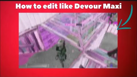 How to edit like Devour Maxi on Mobile| Tutorial #7