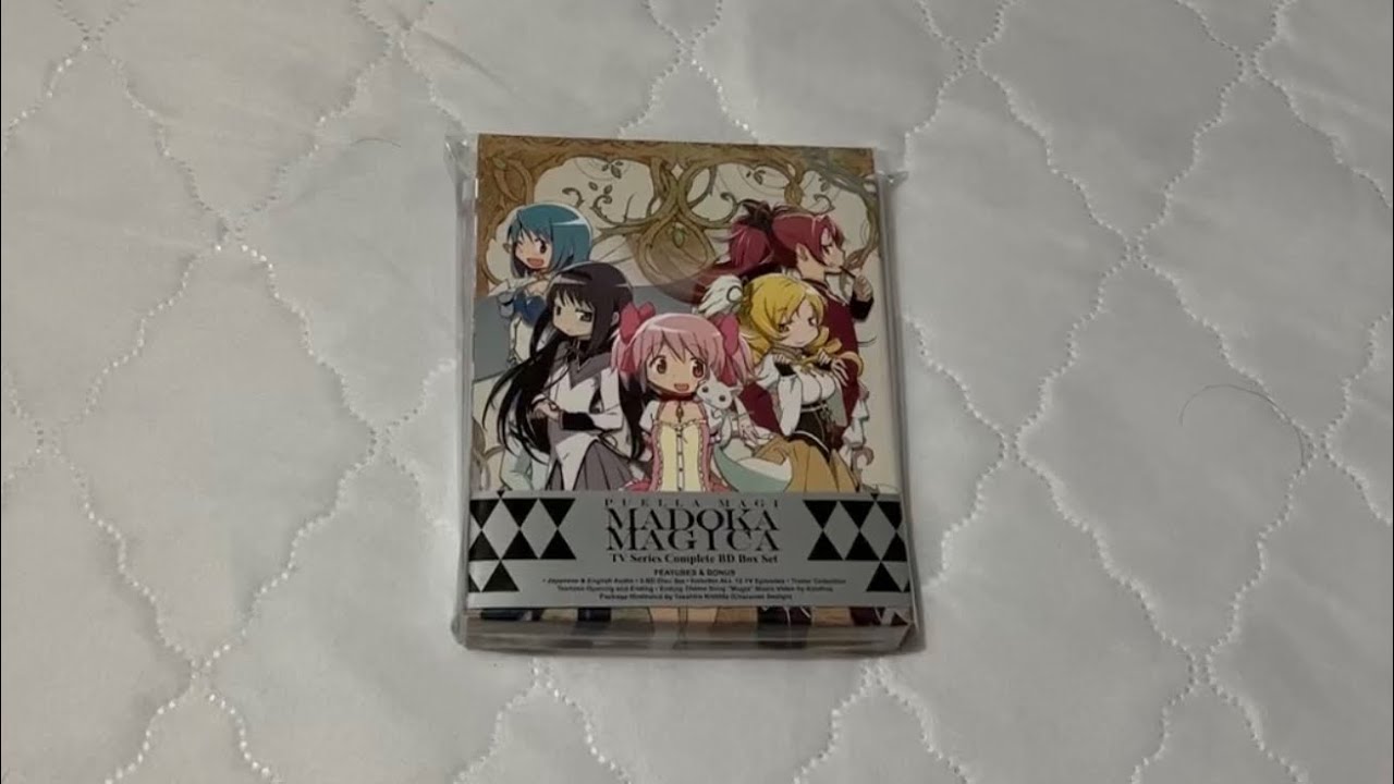 Puella Magi Madoka Magica TV Box Set Bluray Unboxing YouTube