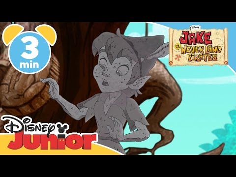 Captain Jake and the Never Land Pirates | Peter Pan Turned To Stone | Disney Junior UK