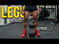 Leg Workout You Can Do at Home (Dumbbells) | Quads, Hamstrings, Glutes &amp; Calves! - Day 5
