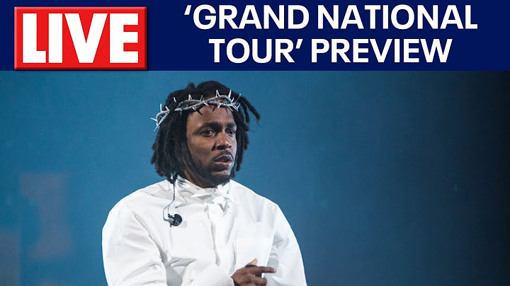 LIVE First-Look: Kendrick Lamar brings the "Grand National Tour" to Northwest Stadium