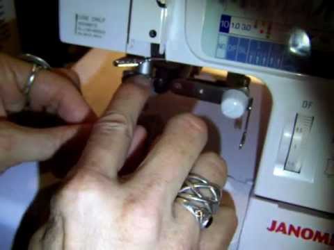 Janome 1200D serger cover stitch combo