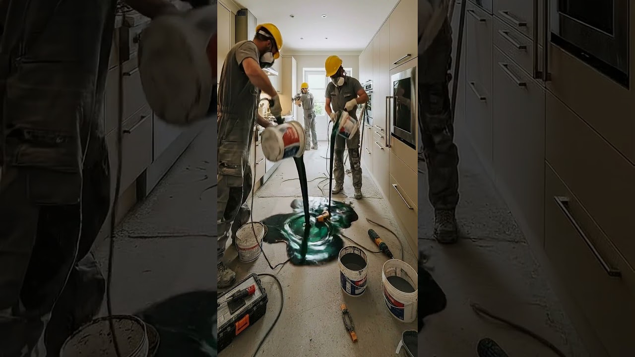 Luxury Epoxy Floor Inspired by a Japanese Koi Pond