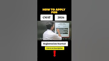🚨 CMAT 2026 Registration Started!  Apply Now #shorts #shortsfeed  #askmba