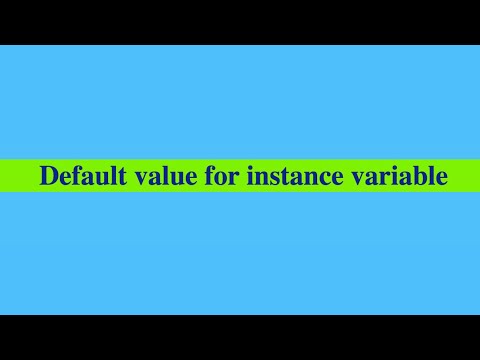 Default value for