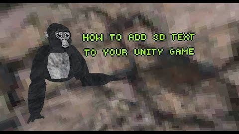How to Add 3D Text to Your Unity Game