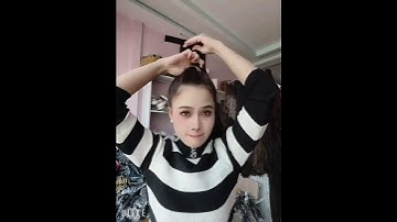 Tóc cột đuôi ngựa thang quấn thẳng dễ thương nhất năm #toccot #hair