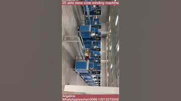 25 sets toroidal smart meter nanocrystalline core winder auto current transformer core winder