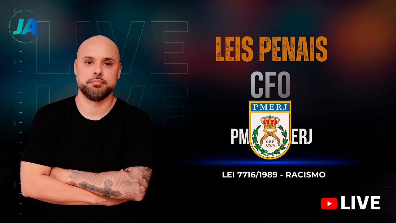 Live 306 PMERJ CFO Lei 7716 1989 Racismo Thiago Brand o YouTube live-306-pmerj-cfo-lei-7716-1989-racismo-thiago-brand-o-youtube