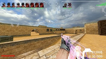 Brutal Strike Zombie Mode zm_dust_undead map - CSGO Mobile - Online FPS Android Gameplay