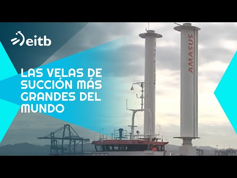 Instalan las velas de succión más grandes del mundo en un buque en el puerto de Bilbao hqdefault