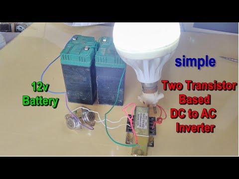 Two Transistor Based 12v DC To 230v AC Inverter