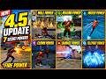 4.5 Update Hidden Powers Revealed 😱 Every New Ability Tested in PUBG Mobile X Naruto New Update