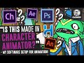 "Is this made in Character Animator?" - My software setup for animation *ANIMATED* | FREELANCING EP5