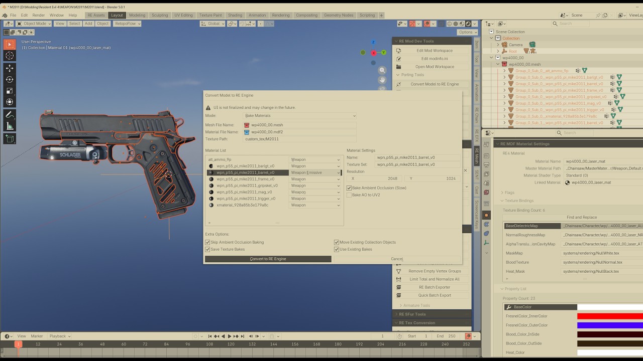 RE Engine Automatic Model Conversion Test - YouTube