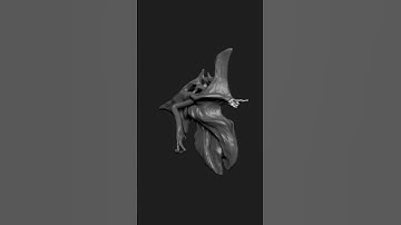 3D Modeling | com4_0163 |  Zbrush Timelapse | #zbrush  #3dmodeling #3d #character  #creature #shorts