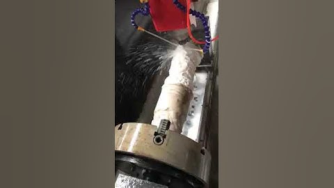 Stone cnc router with rotary axis working video