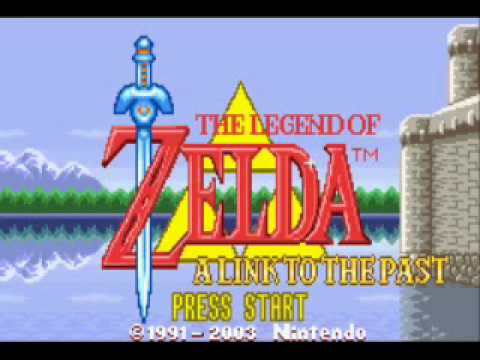 The Legend of Zelda: A Link to the Past Limited Edition Title Screen Print