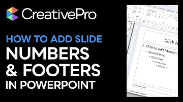 PowerPoint: How to Add Slide Numbers and Footers (Video Tutorial)