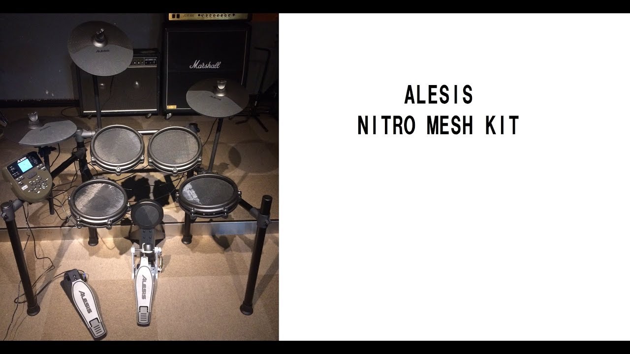 新発売 ALESIS NITRO MESH KIT紹介動画【組み立て動画アリ】 - YouTube