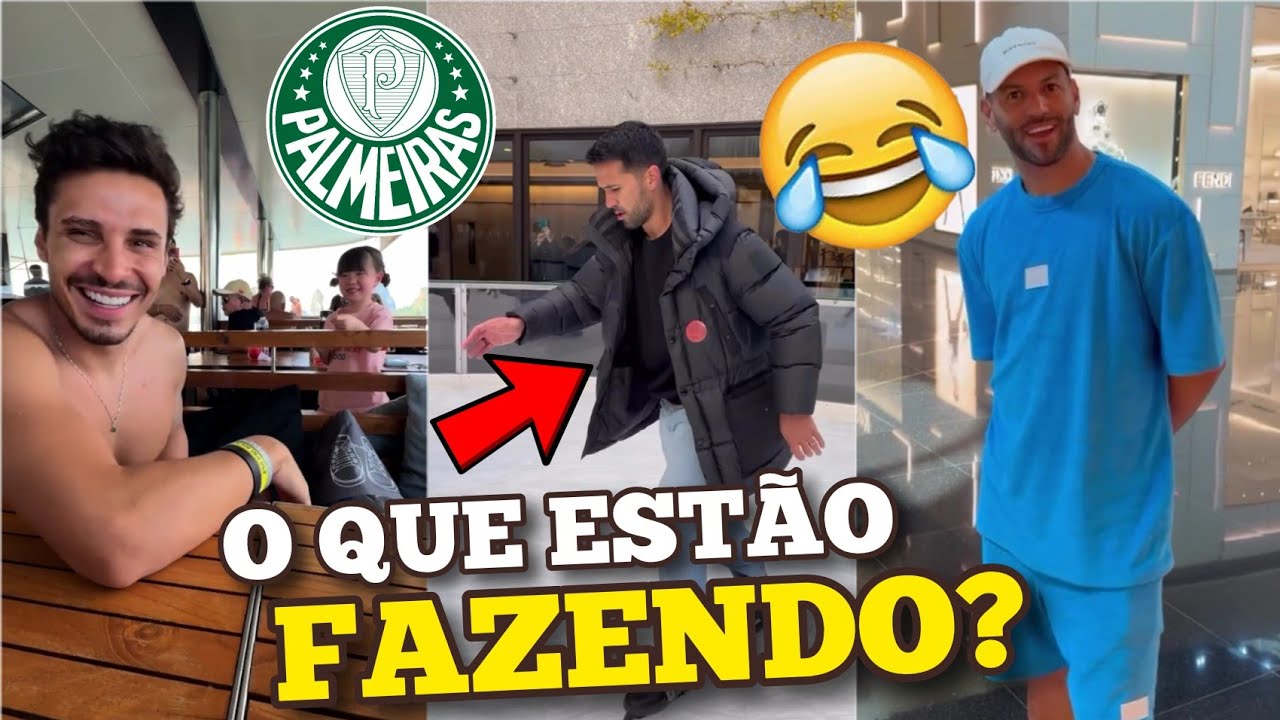 FÉRIAS DOS JOGADORES DO PALMEIRAS #ferias #feriaschegou #feriasnotikto