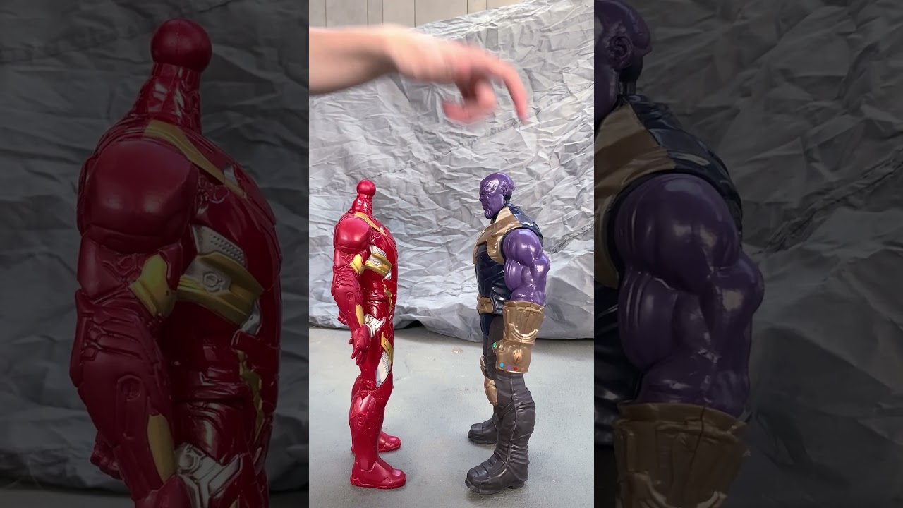 IRON MAN AND THANOS WRONG HEAD