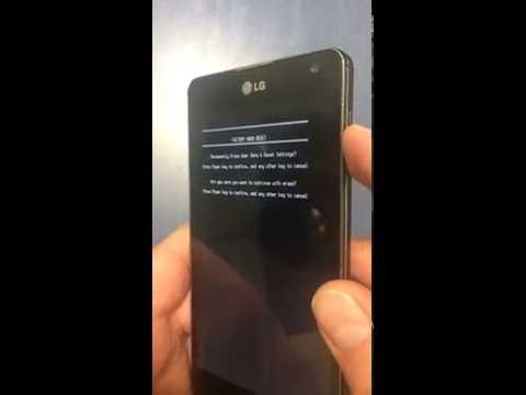 LG E975 Hard Reset - Lg Optimus G forgot password recovery
