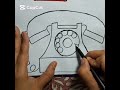 telephone  ☎️  drawing